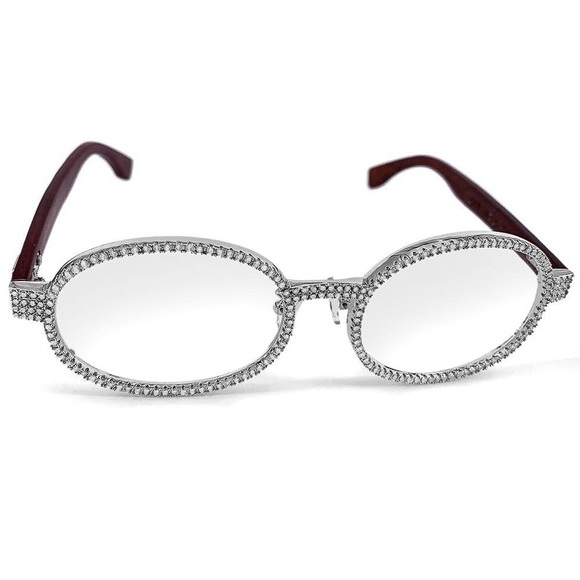 gold frame glasses mens